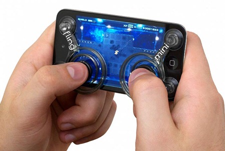 Fling Mini Game Controller Kit for iPhone, iPod Touch and Android Smart ...
